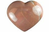 Wide, Polychrome Jasper Heart - Madagascar #205213-1